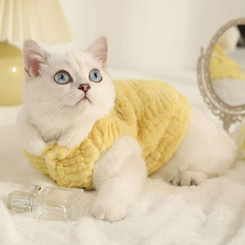 猫服  防寒服 | もこもこ猫ちゃんベスト