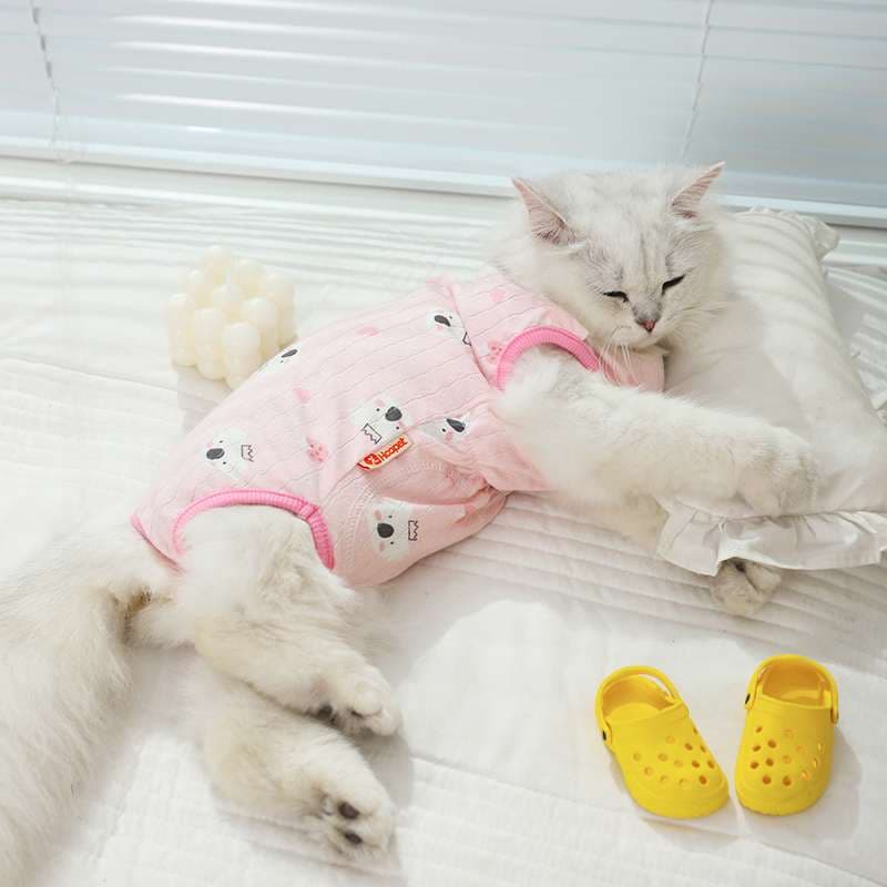 猫服  術後服 | もふもふ猫ちゃんの術後着心地ケア服