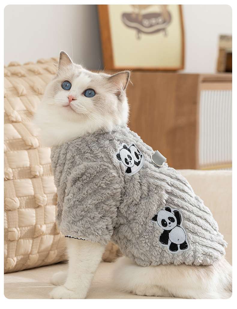 猫服  防寒服 | もこもこペット防寒ベスト