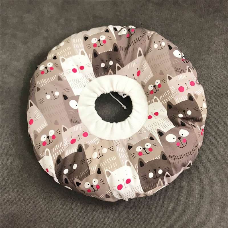 猫服 猫 エリザベスカラー | 猫用かわいいイラスト柄エリザベスカラー