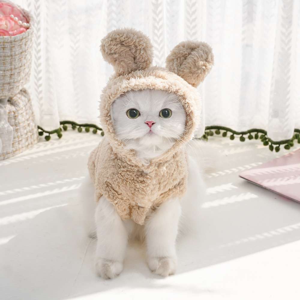 猫服  防寒服 | もこもこ猫ちゃんパーカー