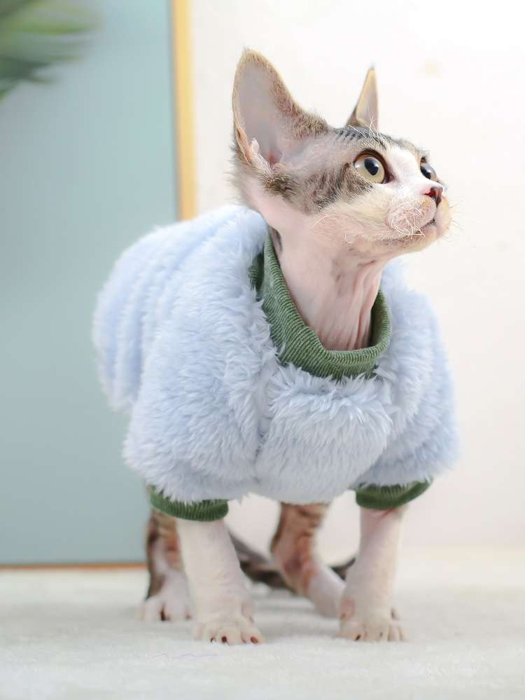 猫服  防寒服 | もこもこ猫ちゃんケープ