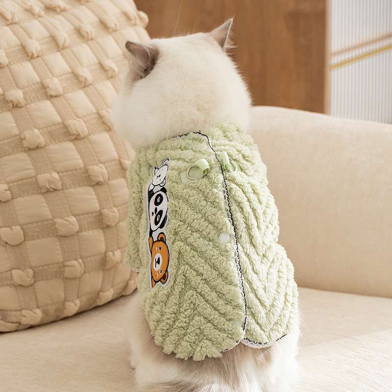猫服  防寒服 | もこもこペット防寒ベスト