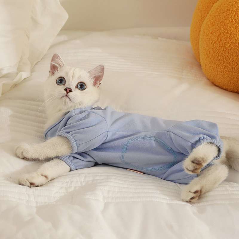 猫服  防寒服 | もふもふ猫ちゃんの冬用ふわふわベスト