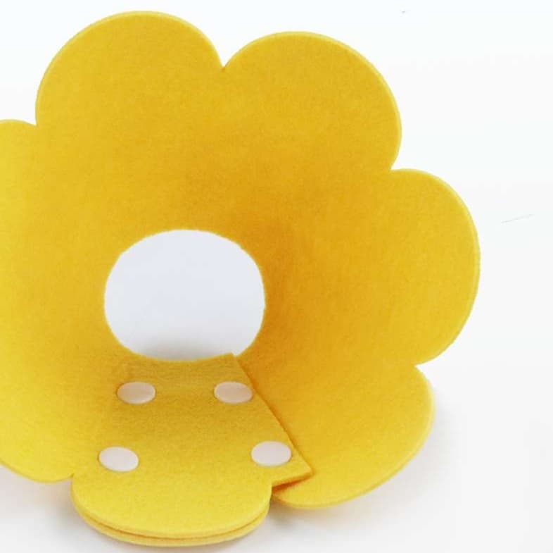 猫服 猫 エリザベスカラー | ふわもこ花びらエリザベスカラー