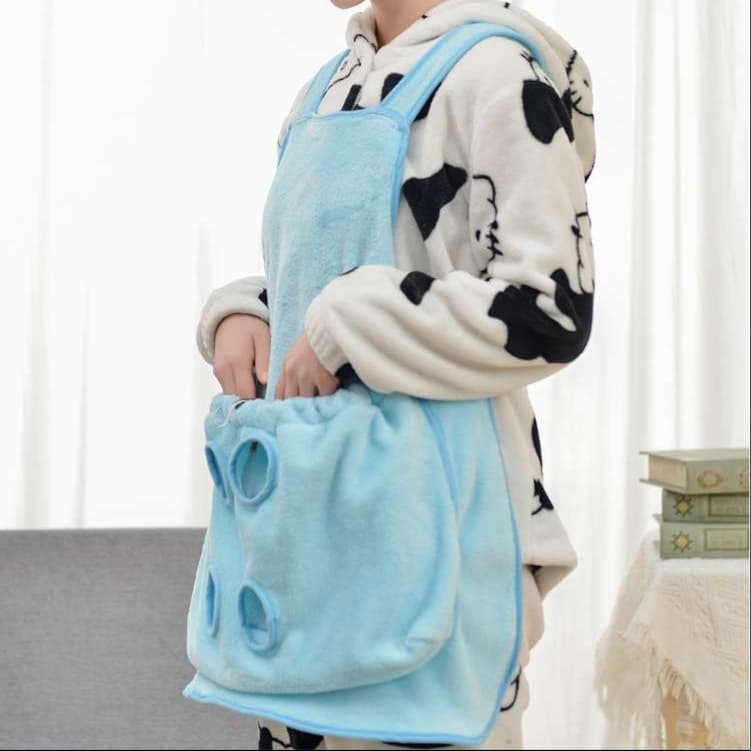 猫服  抱っこ服 | ふわもこペット用抱っこエプロン