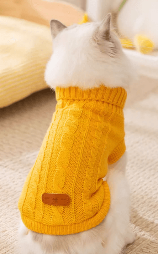 猫服  防寒服 | もふもふ猫ちゃんニットウェア