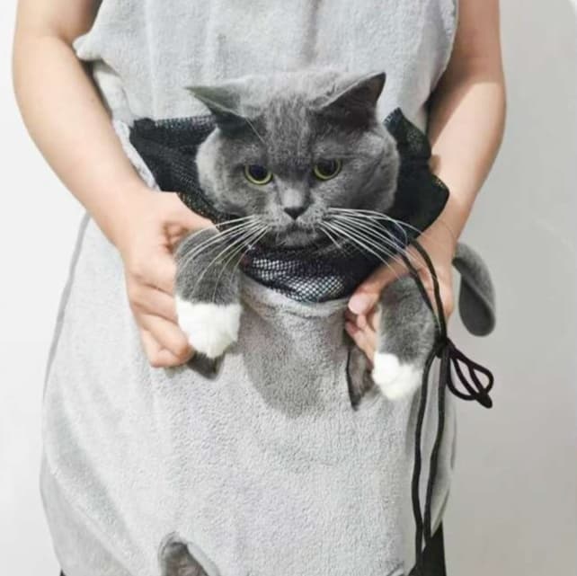 猫服  抱っこ服 | ふわもこ猫ちゃん抱っこバッグ