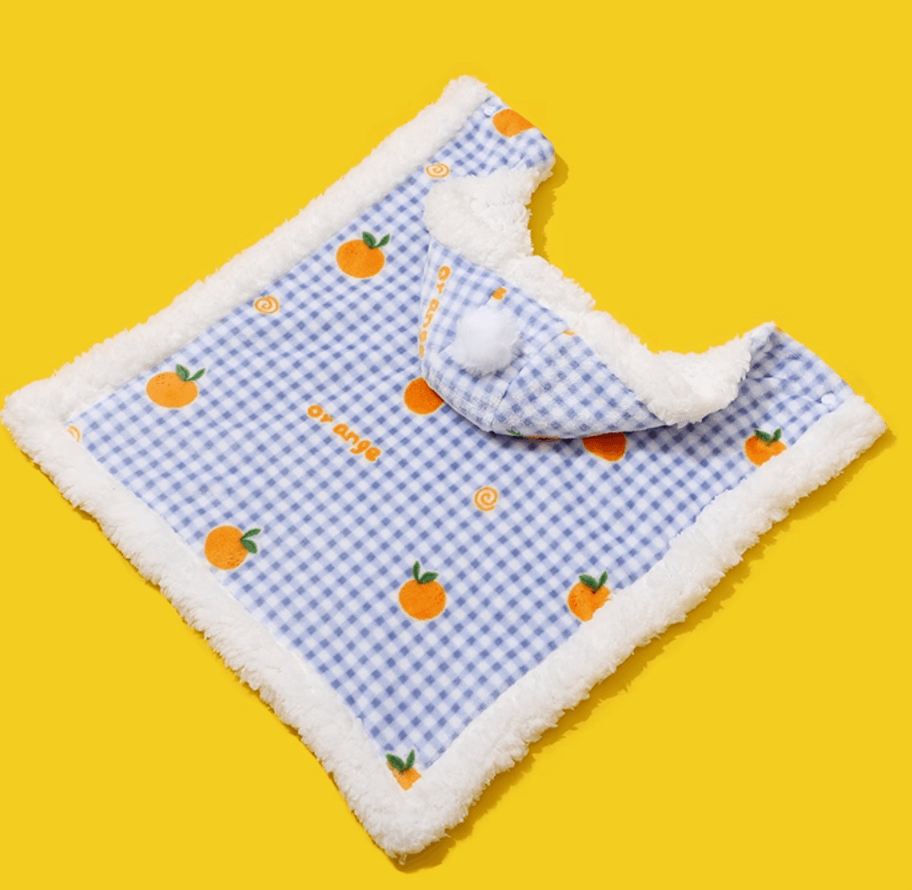 猫服  防寒服 | もこもこ猫ちゃん用ポンチョ型防寒ケープ