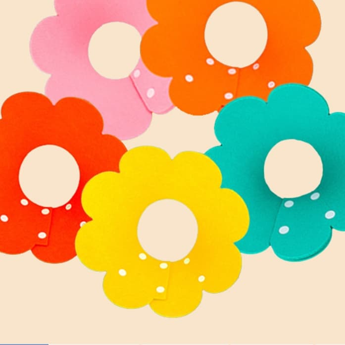 猫服 猫 エリザベスカラー | お花型ふんわりエリザベスカラー