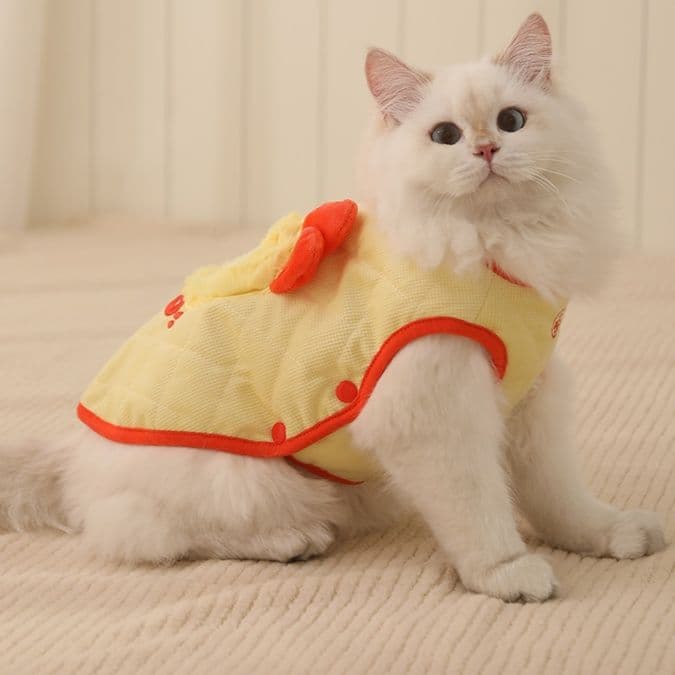 猫服  ふわもこ猫ちゃん防寒ベスト