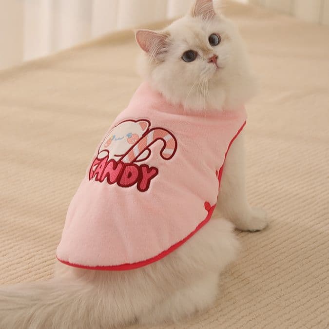 猫服  ふわもこ猫ちゃん防寒ベスト