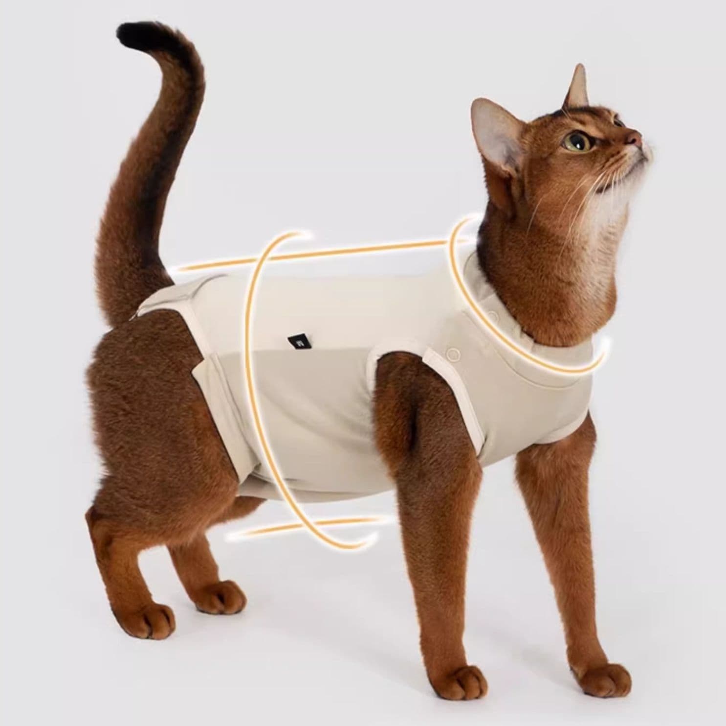 猫服  やさしい包みこみ術後服
