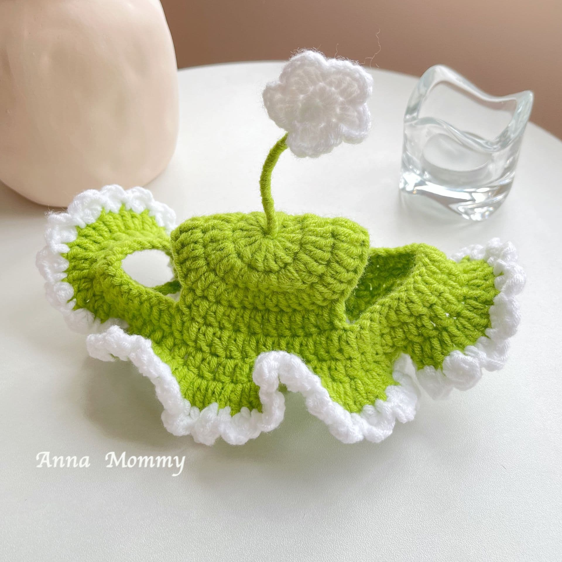 猫服  帽子 | もこもこお花ニャンコ帽子