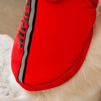 猫服洋服 スポーティラインフード付き猫用パーカー