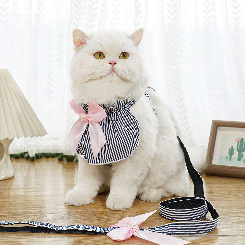 猫服  洋服 | ふわもこ猫ちゃんのおめかしビブ