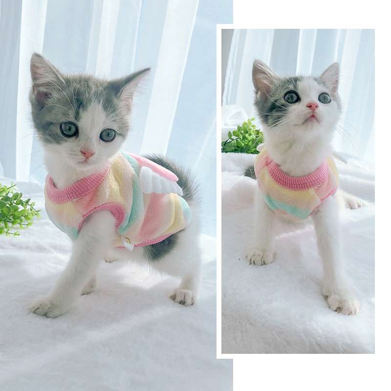 猫服  防寒服 | ふわもこ猫ちゃんベスト