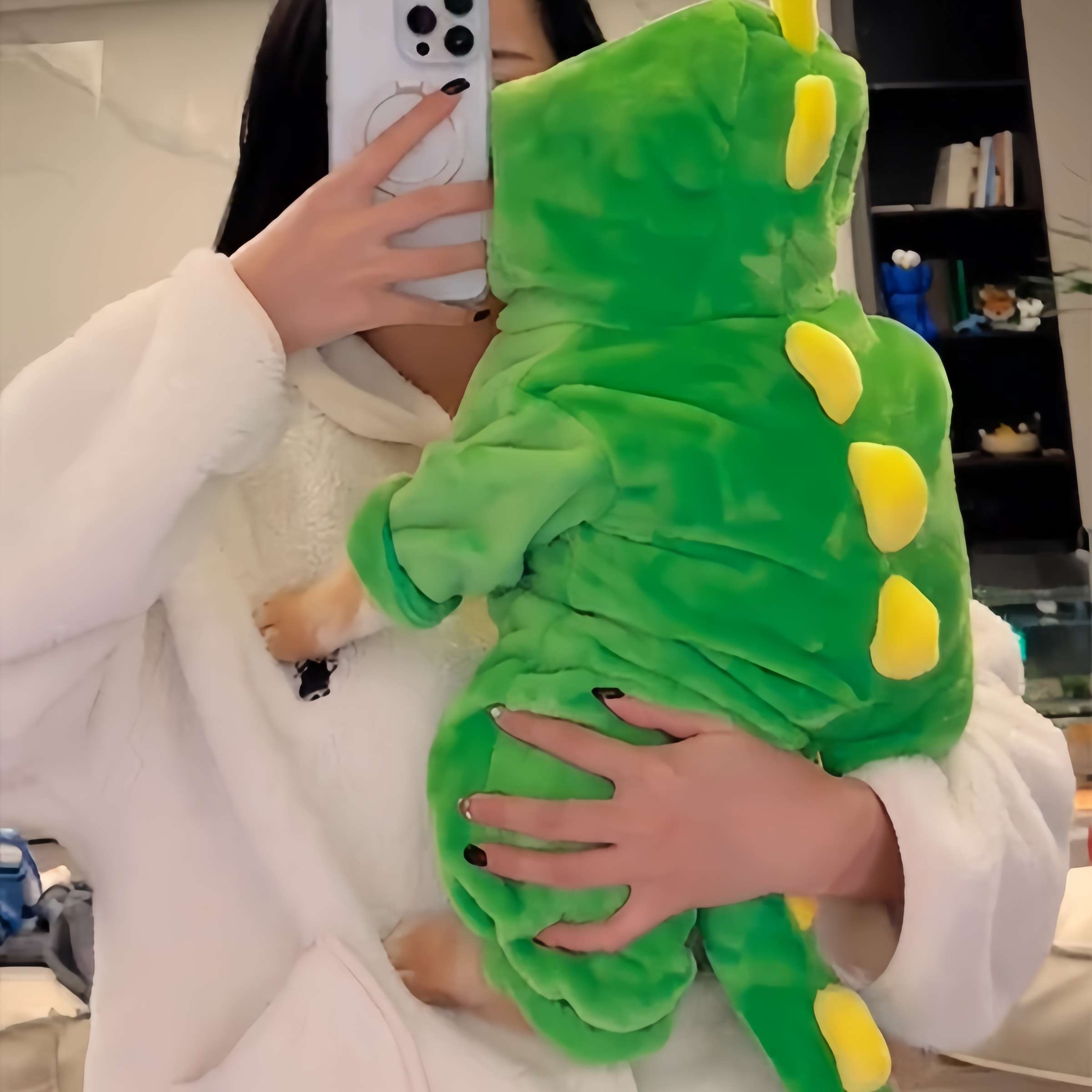 猫服  コスプレ | モフモフ恐竜パーカー 猫用コスチューム