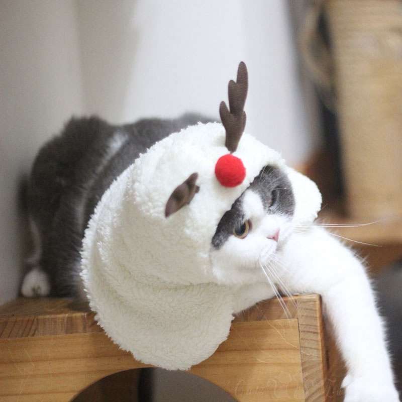 猫服  コスプレ | もふもふトナカイ猫ちゃんコスプレ帽子
