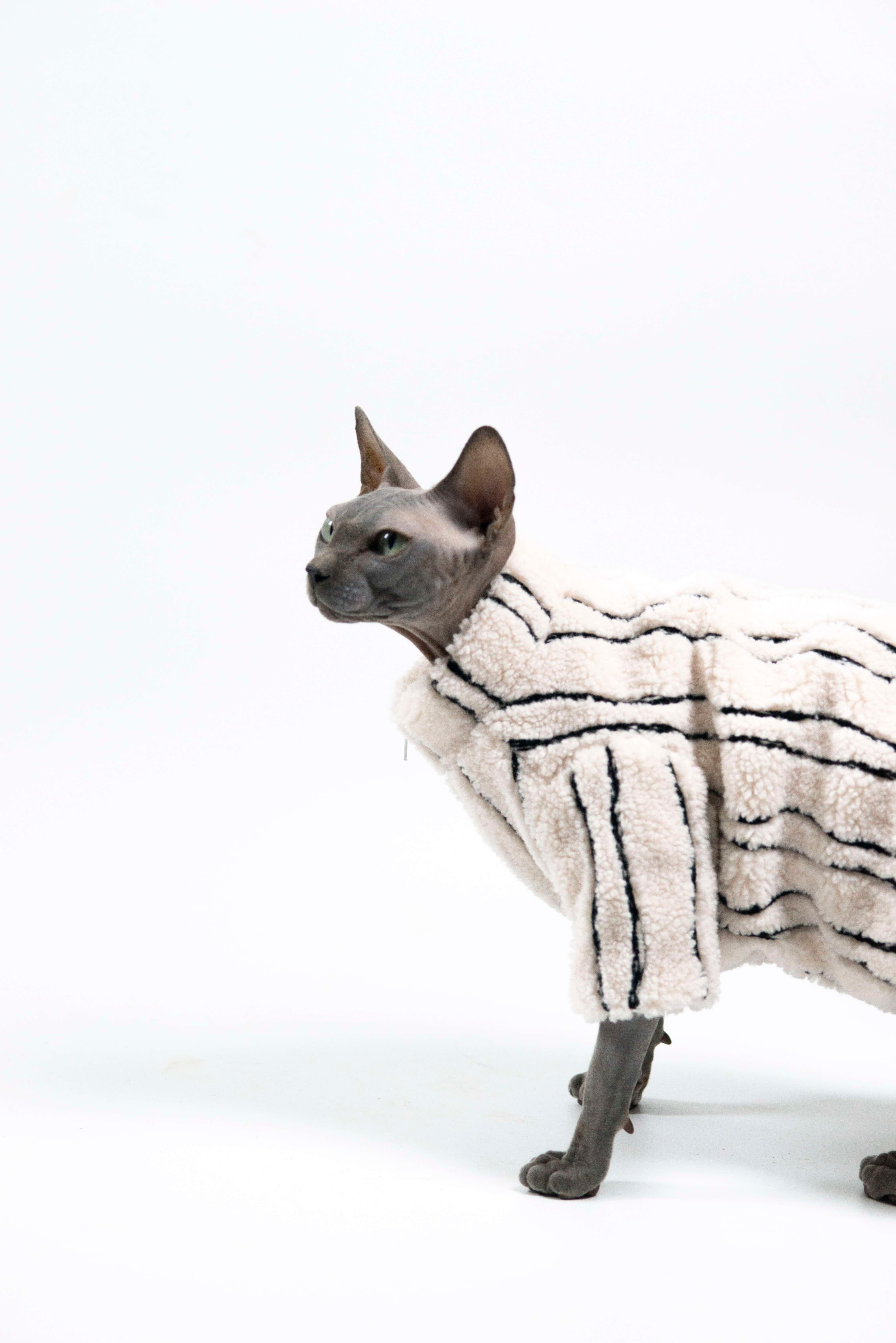 猫服  スフィンクス | スフィンクスの防寒ファーコート