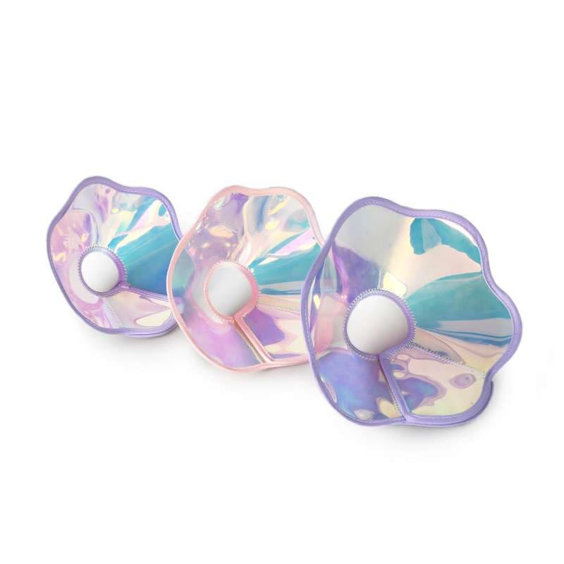 猫服 猫 エリザベスカラー | 虹色ふんわりエリザベスカラー