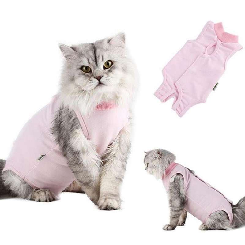 猫服  術後服 | ふわもこ猫ちゃん術後服ベスト