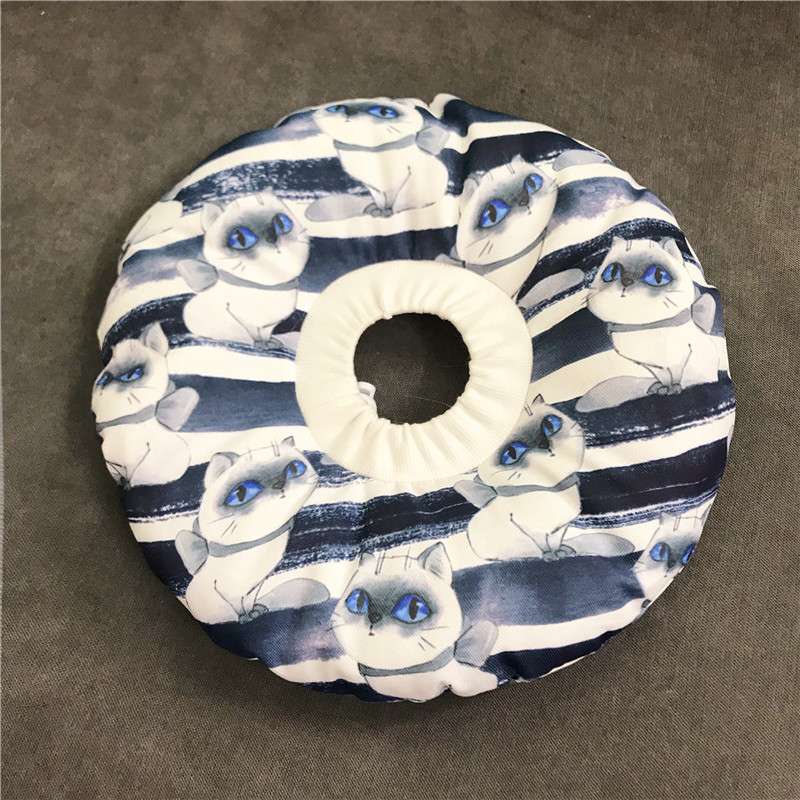 猫服 猫 エリザベスカラー | 猫用かわいいイラスト柄エリザベスカラー