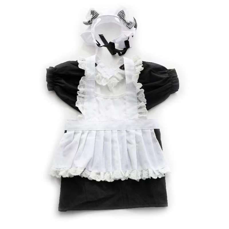 猫服  コスプレ | メイド風フリルドレス猫用コスチューム