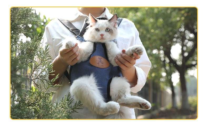 猫服  抱っこ服 | ふわもこキャリー 猫用抱っこバッグ