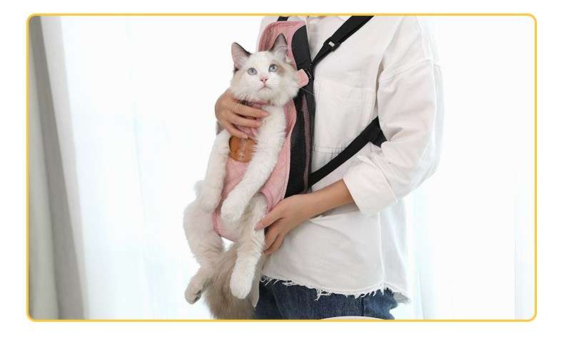 猫服  抱っこ服 | ふわもこキャリー 猫用抱っこバッグ