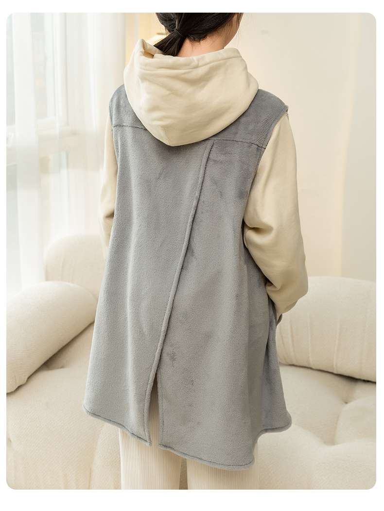 猫服  抱っこ服 | 冬にぴったりの着る毛布！もふもふキャットポーチ付