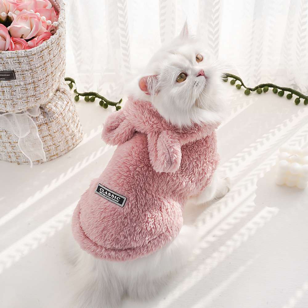 猫服  防寒服 | もこもこ猫ちゃんパーカー