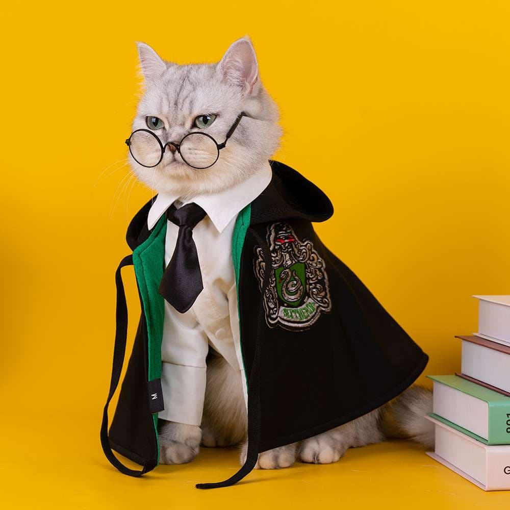猫服  コスプレ | 魔法学校風ペット用制服セット