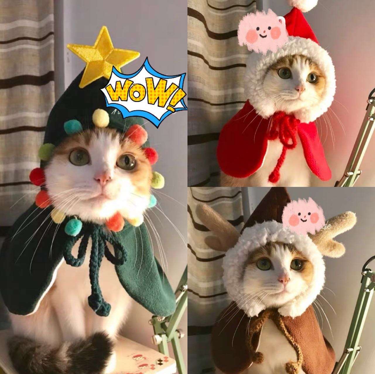 猫服  コスプレ | クリスマスツリー風キャットコスチューム