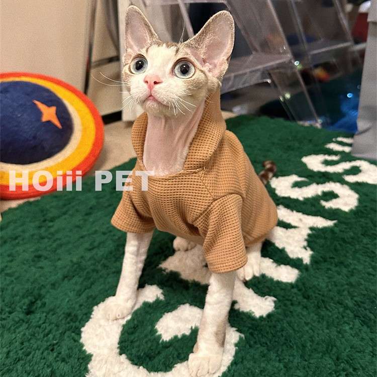 猫服  防寒服 | もこもこパーカー猫ちゃん快適ウェア