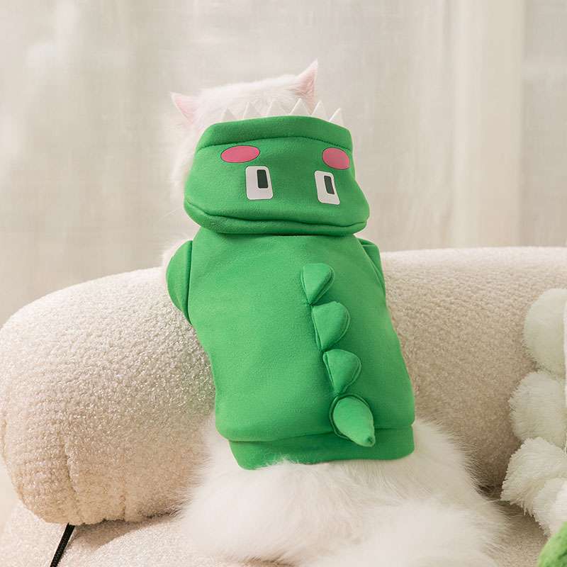 猫服  コスプレ | かわいい恐竜コスプレ猫用パーカー