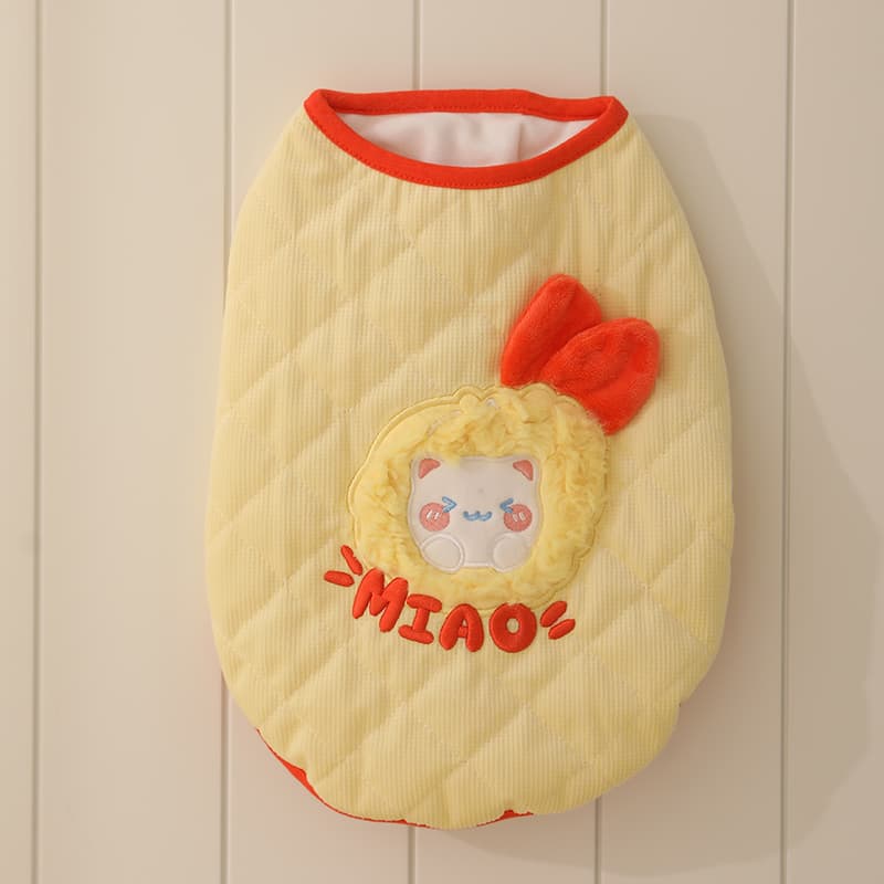 猫服  ふわもこ猫ちゃん防寒ベスト