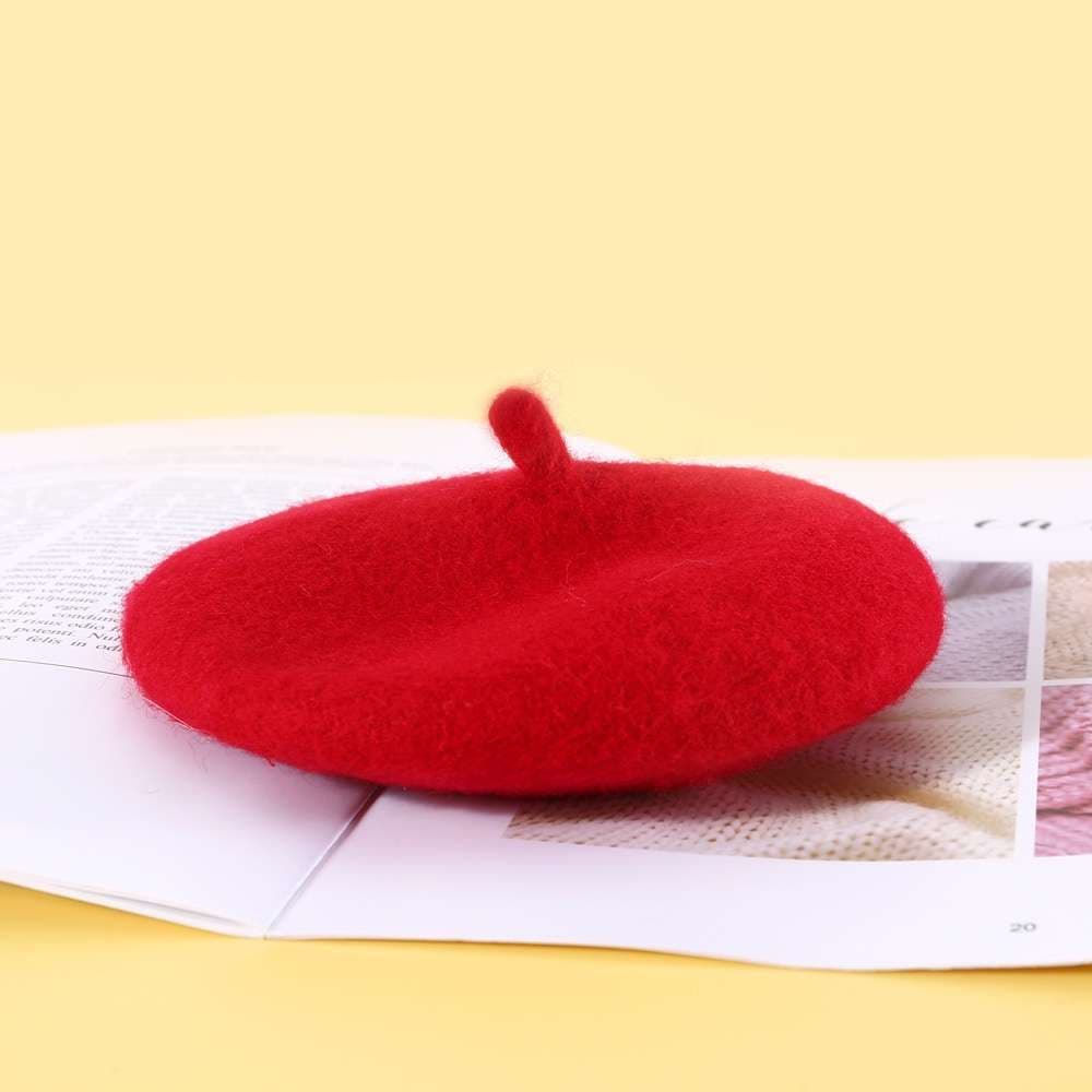 猫服  帽子 | ふわふわ猫用ベレー帽＆リボン首輪