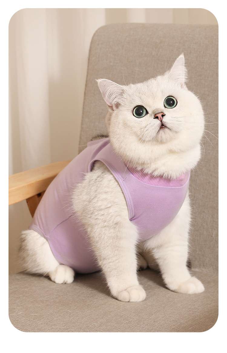 猫服  術後服 | やわらか素材の猫用術後服