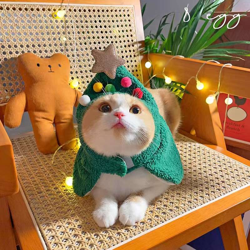 猫服  コスプレ | ペット用ホリデーコスチューム3点セット