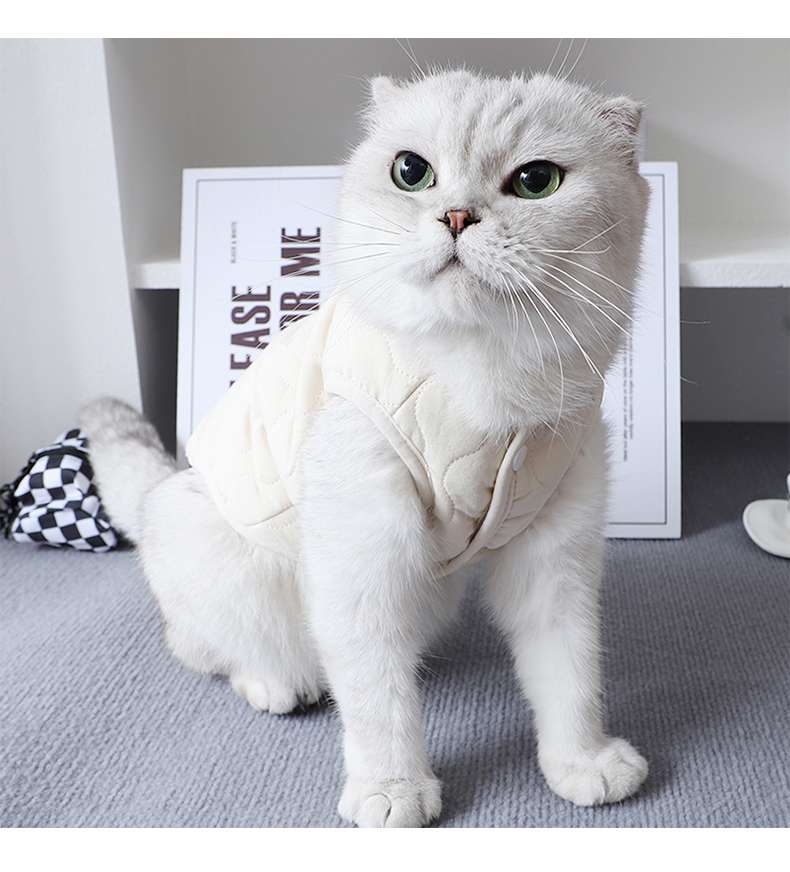 猫服  防寒服 | もこもこペット防寒ベスト