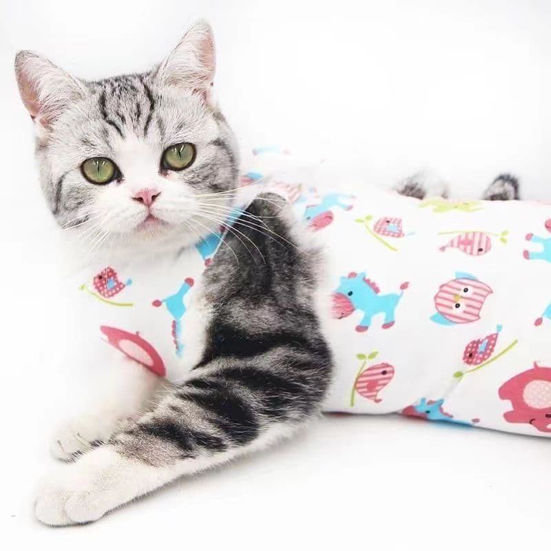 猫服   やさしく包む 術後安心ウェア