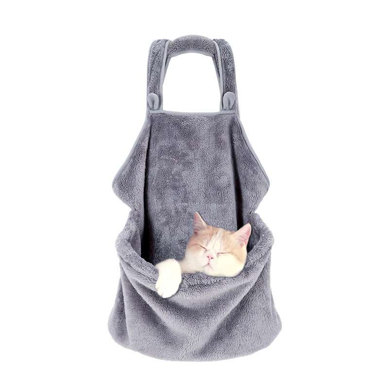 猫服  抱っこ服 | もふもふキャットポーチ 抱っこ楽ちんバッグ