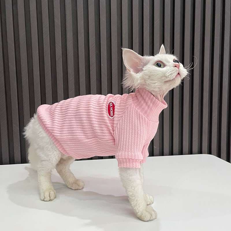 猫服  防寒服 | もこもこタートルネックセーター