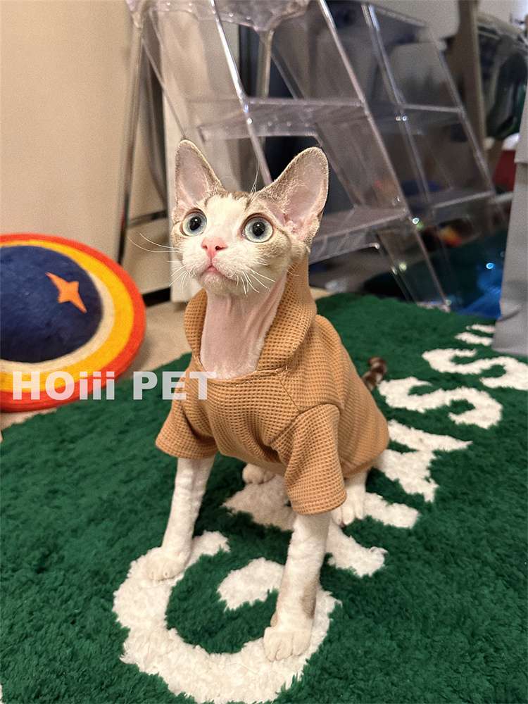 猫服  防寒服 | もこもこパーカー猫ちゃん快適ウェア