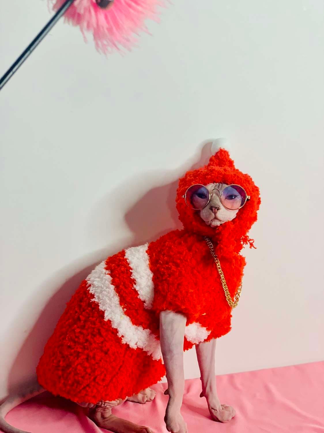 猫服  スフィンクス | サンタスフィンクスの冬支度セット