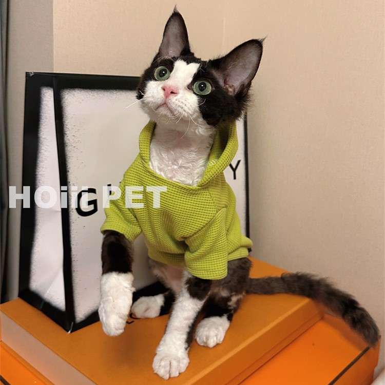 猫服  防寒服 | もこもこパーカー猫ちゃん快適ウェア