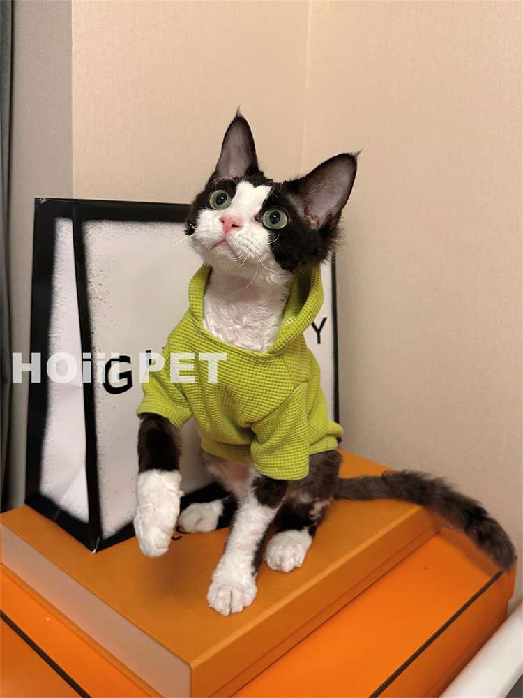 猫服  防寒服 | もこもこパーカー猫ちゃん快適ウェア
