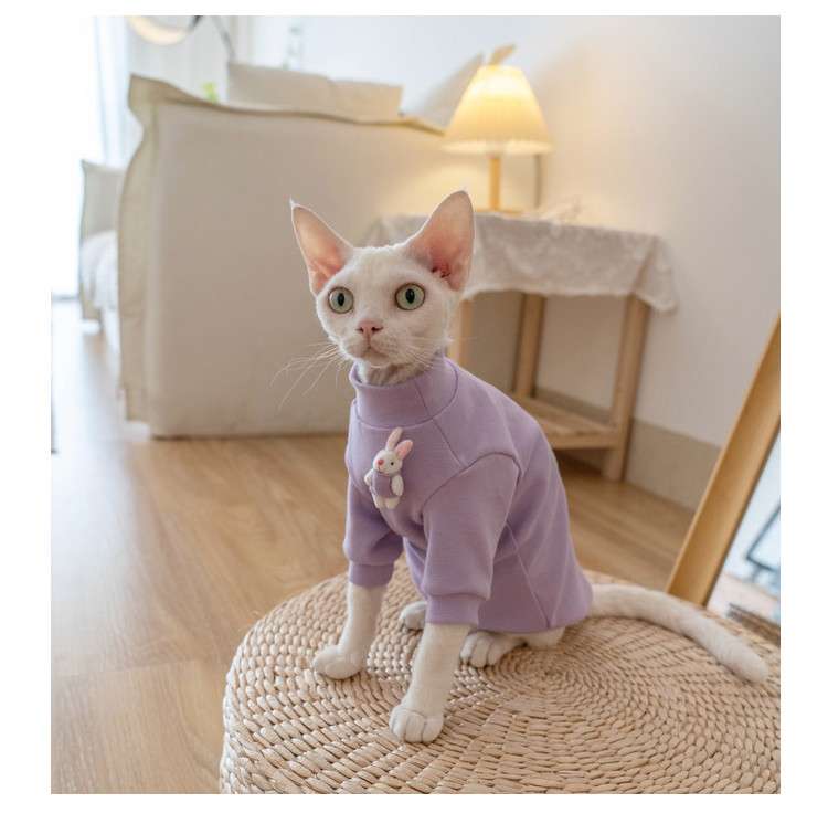 猫服  防寒服 | もこもこウサギの夢パーカー