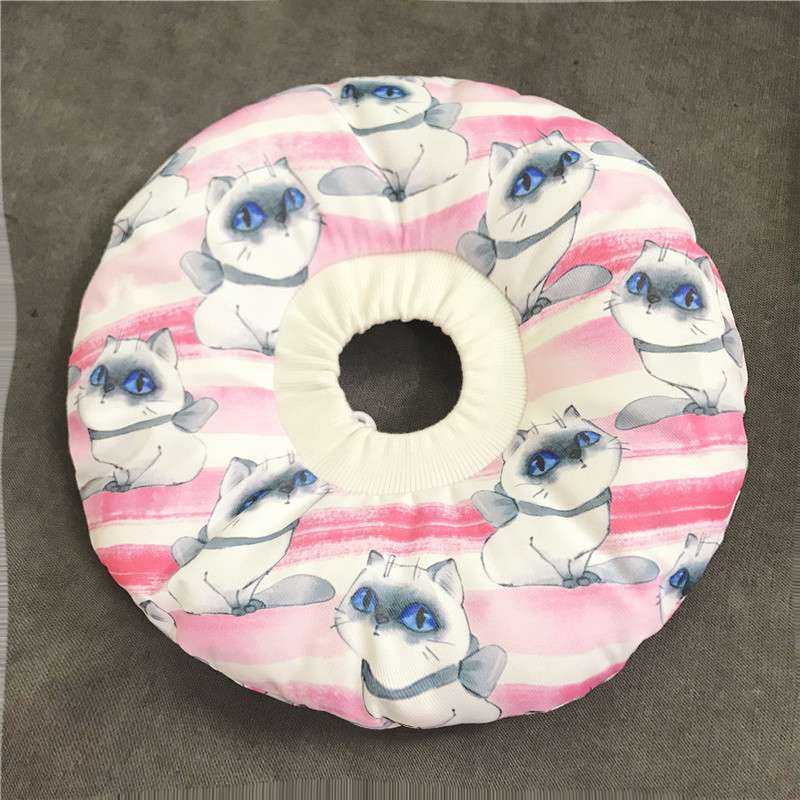 猫服 猫 エリザベスカラー | 猫用かわいいイラスト柄エリザベスカラー